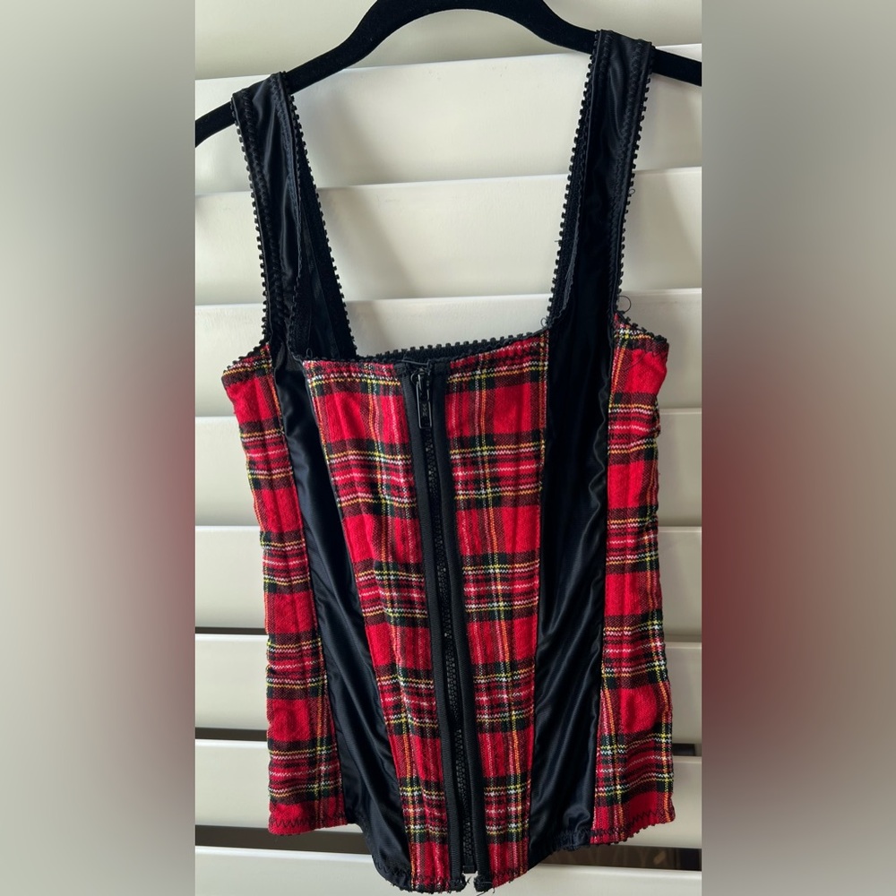 After Dark - Eurotique Corset -  Red/Black - Medium